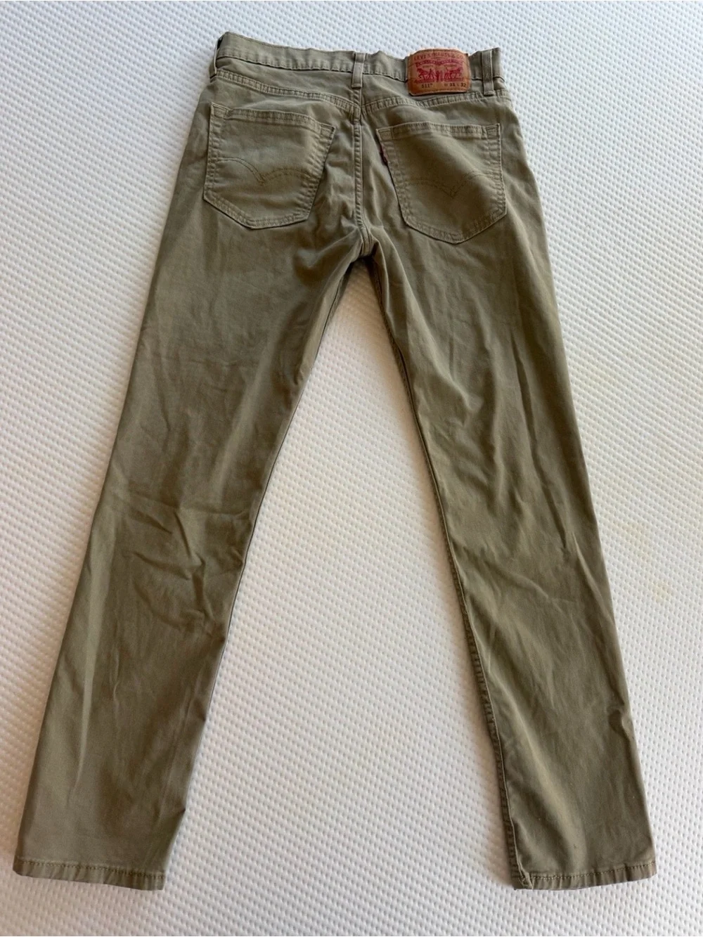 Levi’s 511 Slim Fit Pants Men’s 31x32 Olive Khaki